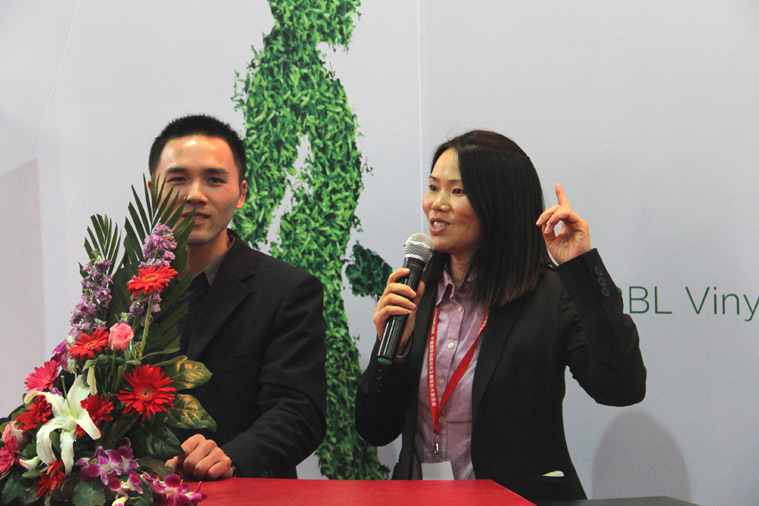 2013貝爾地板PVC新品首發(fā)會于滬召開