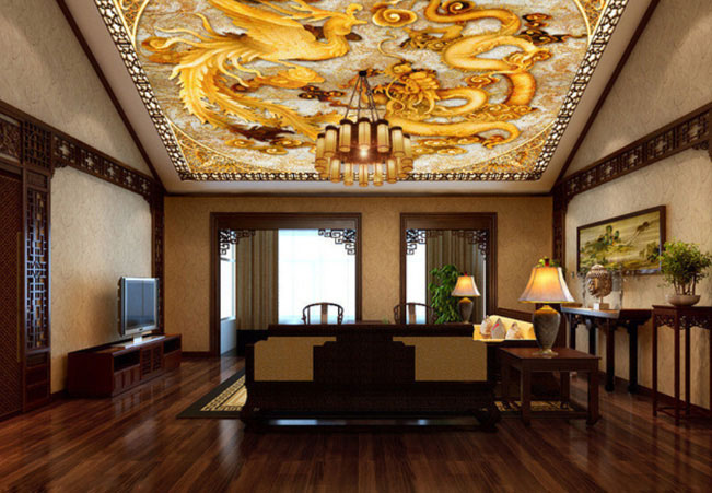 圣菲林地板 3D幻影-九龍蟠頂木地板裝修效果圖