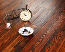 燕泥地板-炭化白臘木