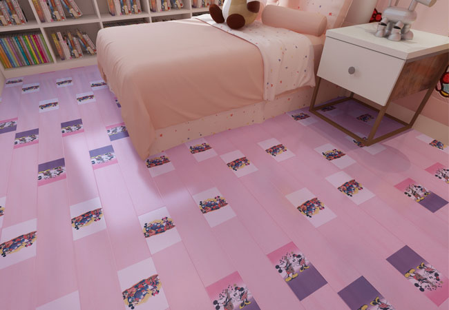 康家地板 大風(fēng)車系列6023粉紅卡通
